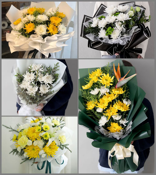 广东梅州市五华县横陂镇贵人村白事花束代送
